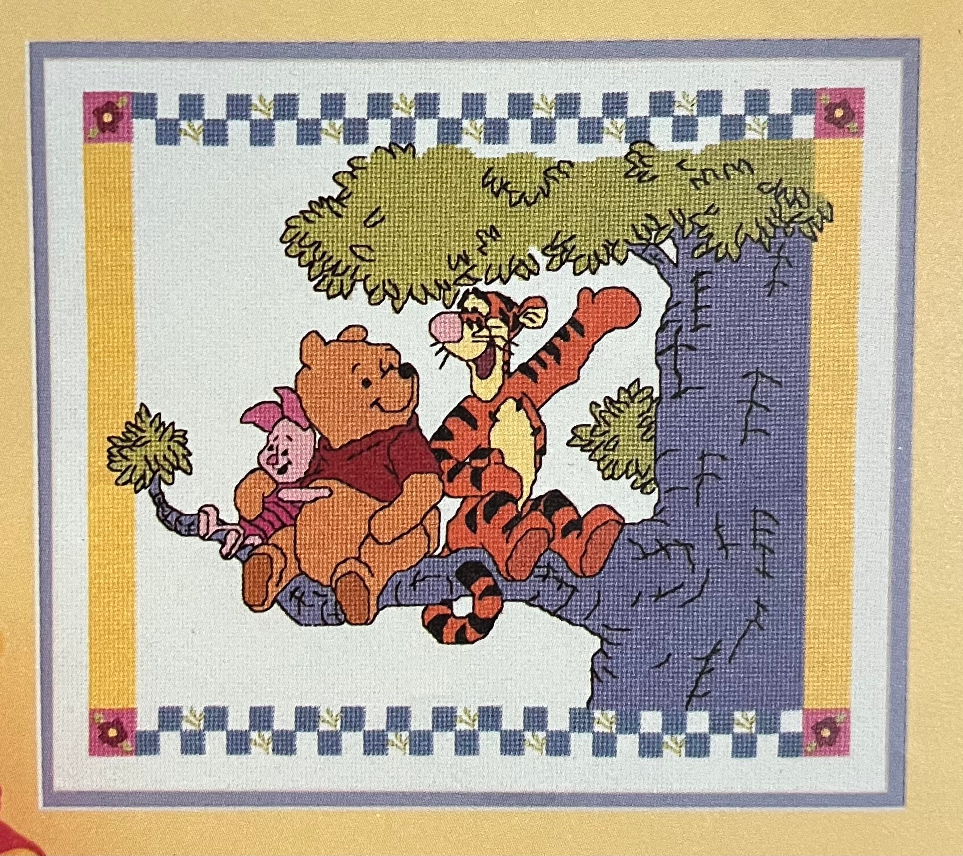 Winnie the Pooh Cross Stitch Pattern Pdf Baby Nursery Tree Branch ...