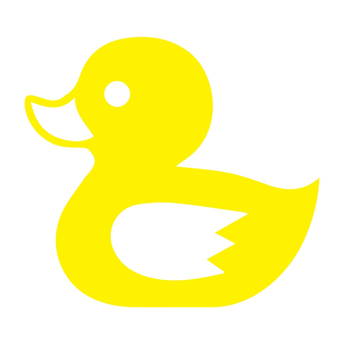 Rubber Duck Vinyl Decal Etsy