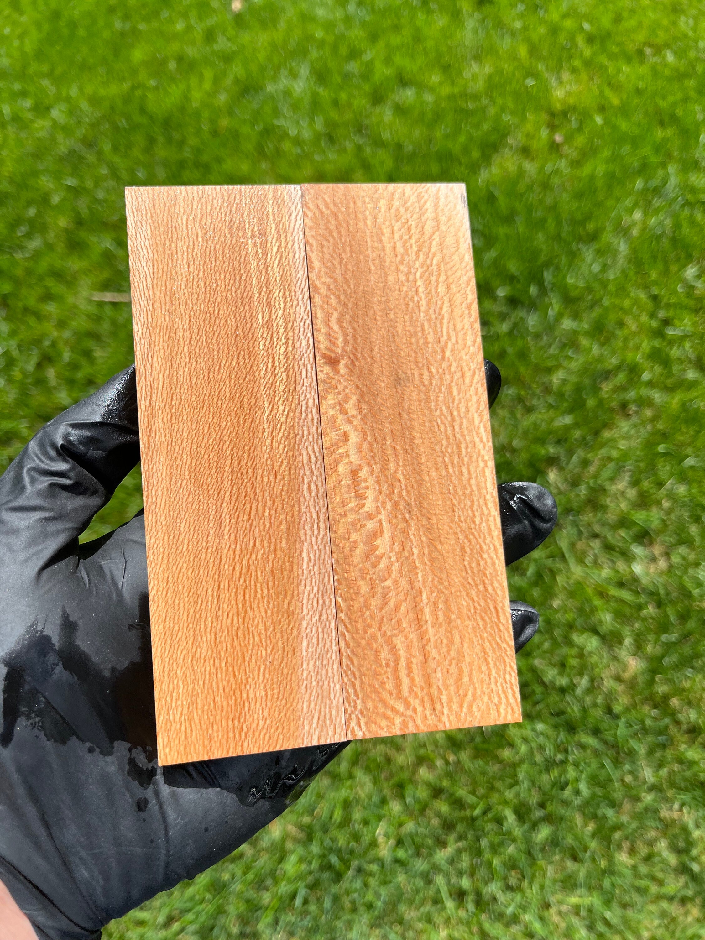 Cross Road Game Calls Quartersawn Sycamore Turkey Long Box Kit – Unfinished W/ Purpleheart Lid