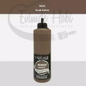 Cadence Hybrid Multisurface Acrylic Paint - Shades of Brown 500ML