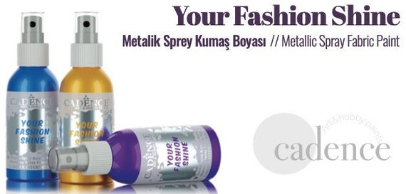 Your Fashion Spray Fabric Paint Metallic 