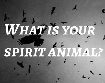 Spirit animal reading | What is your spirit animal? | Who is reaching out to you? | Animal familiar | spirit animal | fast delivery