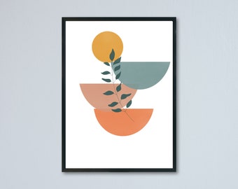 Mid Century Modern Wall Decor, Home Decor Wall Art Abstract, Minimalist Modern Decor, Boho Art Decor