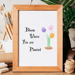 Watercolor Quote Print, Quote Print Download, Quote Wall Art, Art Print Quote, Home Decor Print, Quote Art Printable