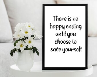 Motivational Quote Wall Art, Printable Quote Wall Art, Inspirational Wall Decor Quote Print, Instant Download Wall Art Positive Quote
