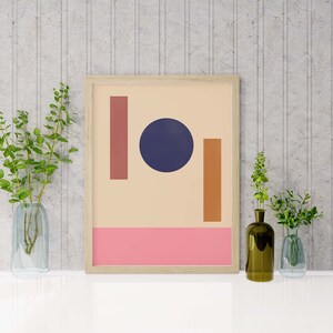 Mid Century Modern Print, Mid Century Art, Mid Century Wall Art, Printable Mid Century Home Decor