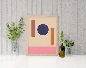Mid Century Modern Print, Mid Century Art, Mid Century Wall Art, Printable Mid Century Home Decor