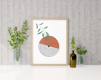 Mid Century Modern Print, Mid Century Art, Mid Century Wall Art, Printable Mid Century Home Decor, Minimalist decor