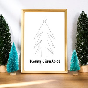 Merry Christmas Wall Art for Home Decor, Merry Christmas  Poster, Digital Printable Christmas Gift