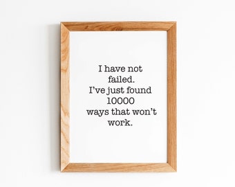 Minimalist Digital Quote Print, Quote Wall Art, Quote Poster, Downloadable Quote Print, Printable Wall Art