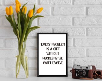 Digital Quote Prints, Quote Wall Art Digital, Download Wall Art, Minimalist Quote Wall Art, Quote Print, Printable Quote