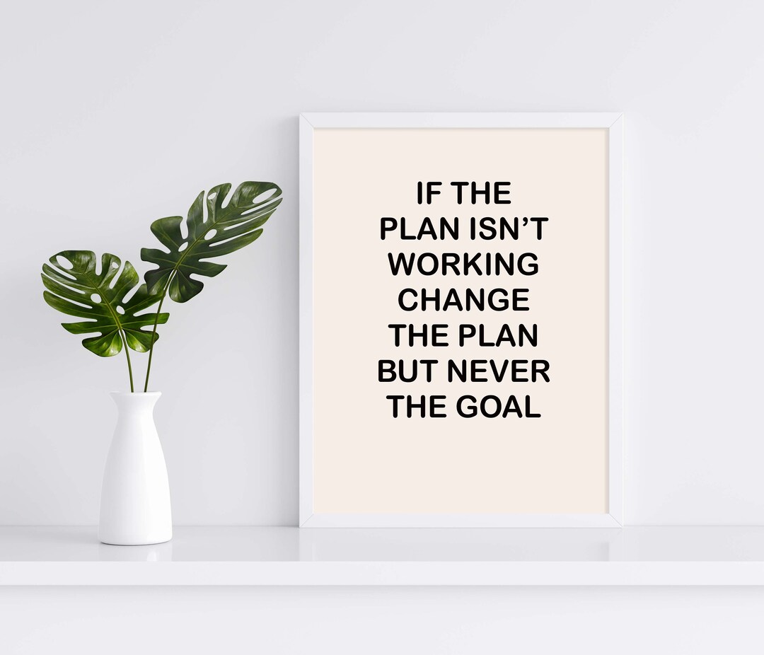 Digital Quote Print, Motivational Wall Art, Printable Office Decor ...