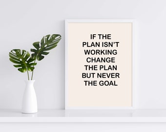 Digital Quote Print, Motivational Wall Art, Printable Office Decor Inspirational, Quote Wall Decor Print