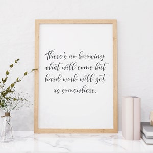 Printable Quote, Wall Art Quote, Quote Poster, Office Decor, Poster Print, Typography Print, Digital Download, Digital Prints,