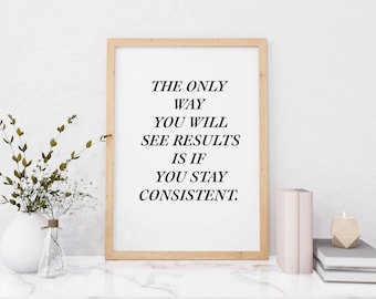 Office Decor, Minimalist Office Decor Printable, Motivation Quote, Modern Home Office Wall Decor, Pozitive Quote, Digital Quote