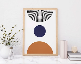 Mid Century Modern Print, Mid Century Art, Mid Century Wall Art, Printable Mid Century Home Decor