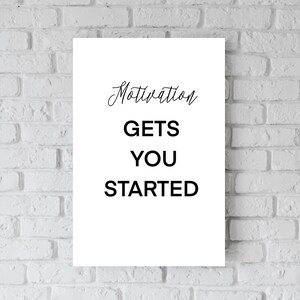 Arte de la pared del gimnasio en casa, decoración del gimnasio imprimible, cartel motivacional para el gimnasio, letrero del gimnasio de decoración del hogar
