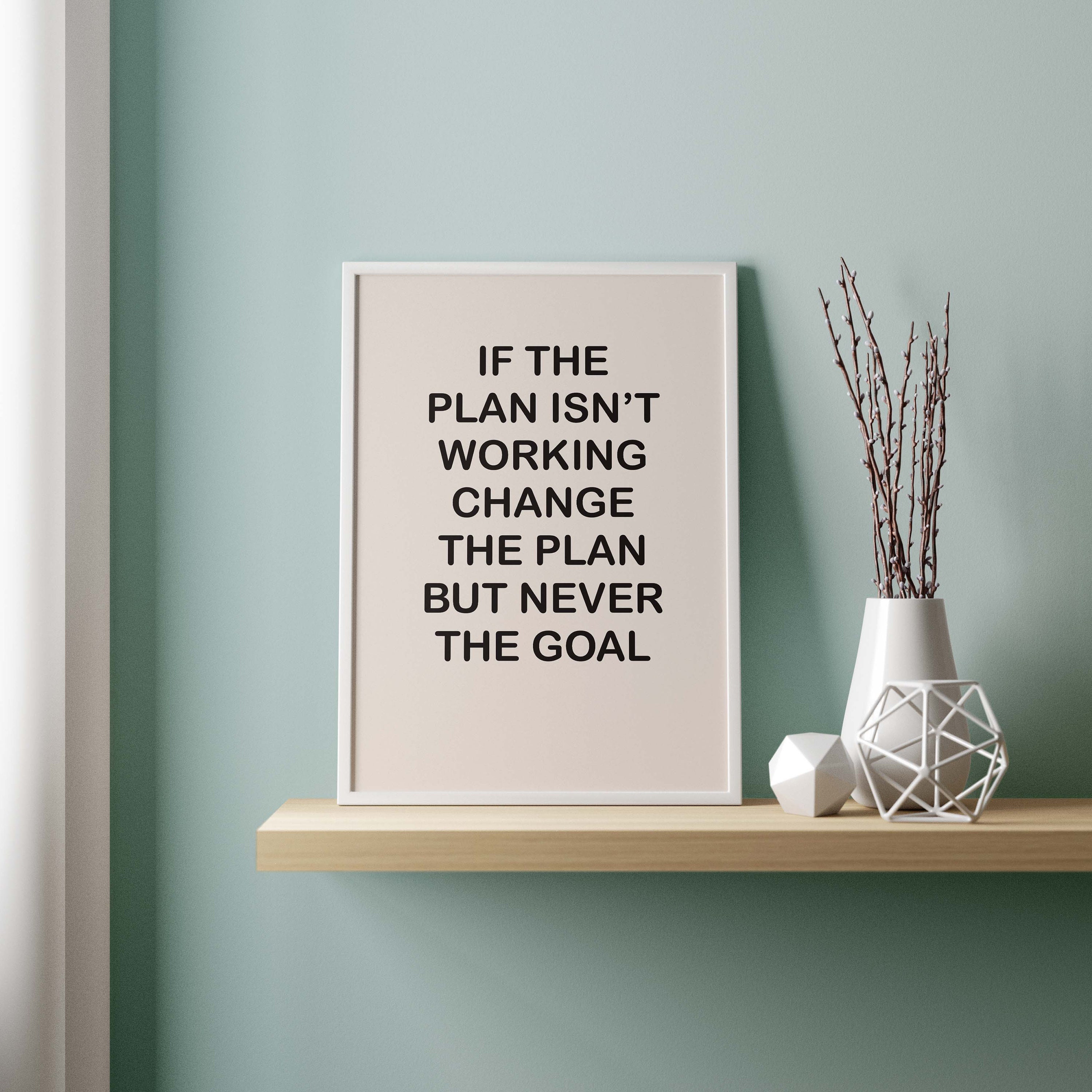 Digital Quote Print, Motivational Wall Art, Printable Office Decor ...