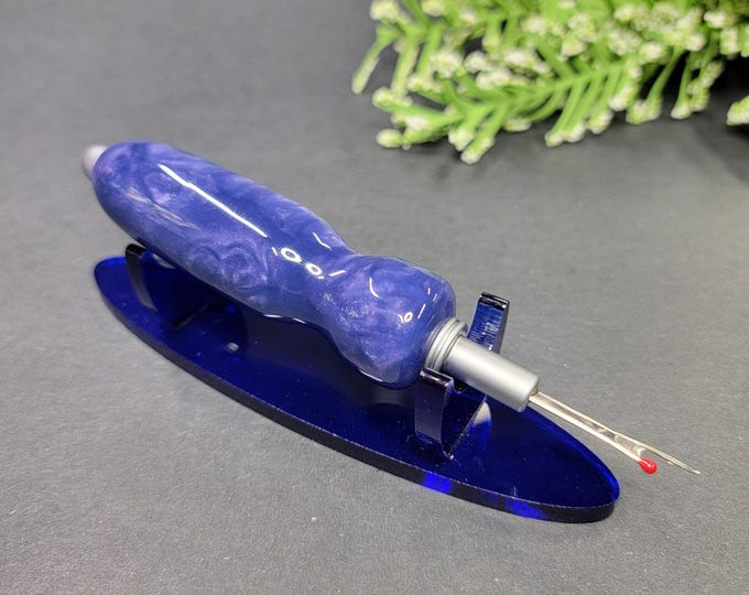 Handmade seam ripper, "Purple Magic" Ergonomic sewing and quilting gift