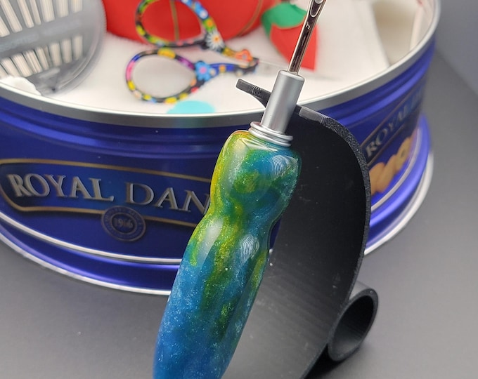 Handmade seam ripper, "Mother Earth" Ergonomic sewing and quilting gift