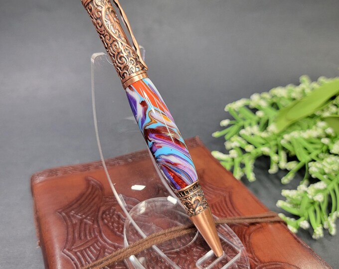 Love pen, Copper Chateau handcrafted ballpoint pen