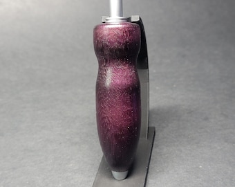 Handmade seam ripper, Purpleheart Ergonomic sewing and quilting gift