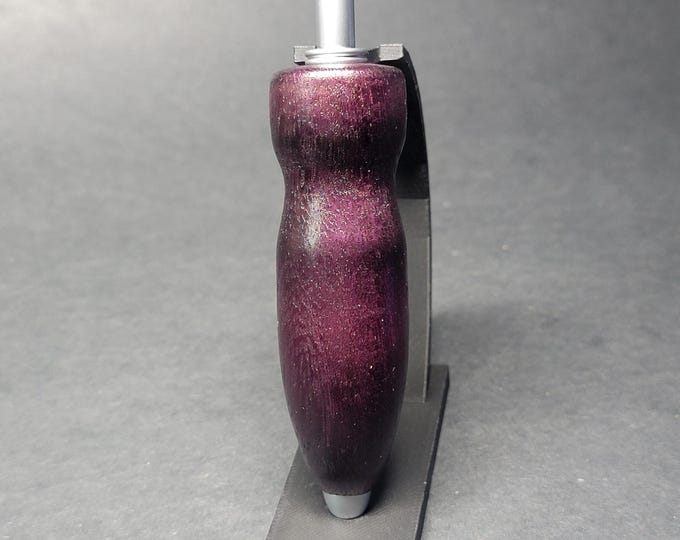 Handmade seam ripper, Purpleheart Ergonomic sewing and quilting gift