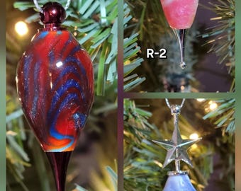 Ornaments.  Hand turned Christmas Ornaments, Handmade luxury ornament