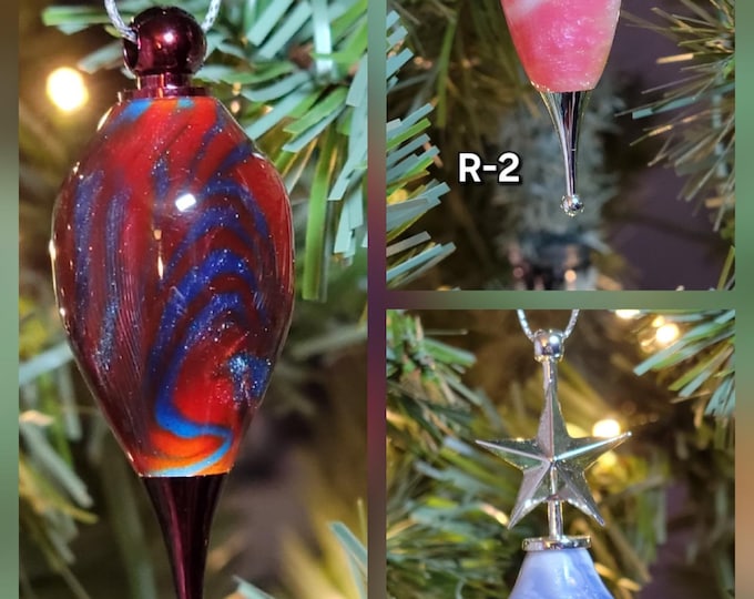 Ornaments.  Hand turned Christmas Ornaments, Handmade luxury ornament