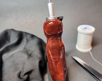 Handmade seam ripper, "Maroon" Ergonomic sewing and quilting gift
