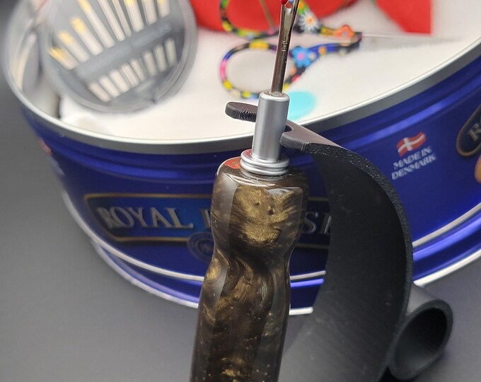 Handmade seam ripper, "Goldrush" Ergonomic sewing and quilting gift