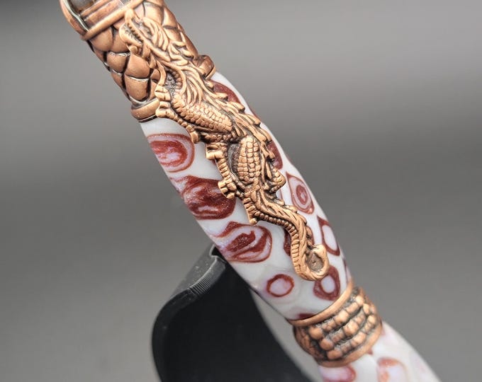 Dragon twist pen, Winterfell, hand turned ballpoint pen