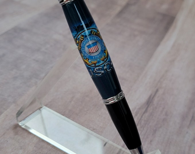 Coast Guard Handmade Pen, US Military pen