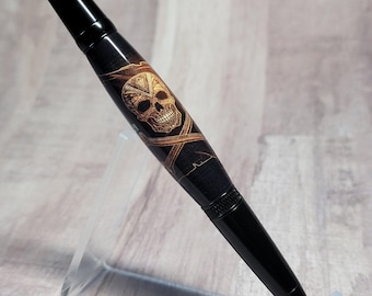 Jolly Roger, Pirate handmade luxury pen