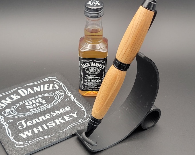 Handmade pen, Jack Daniels whiskey barrel hand turned luxury pen