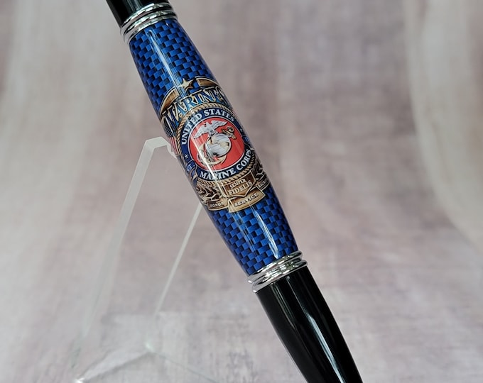 Marines, Blue Marine Corps Handmade Pen