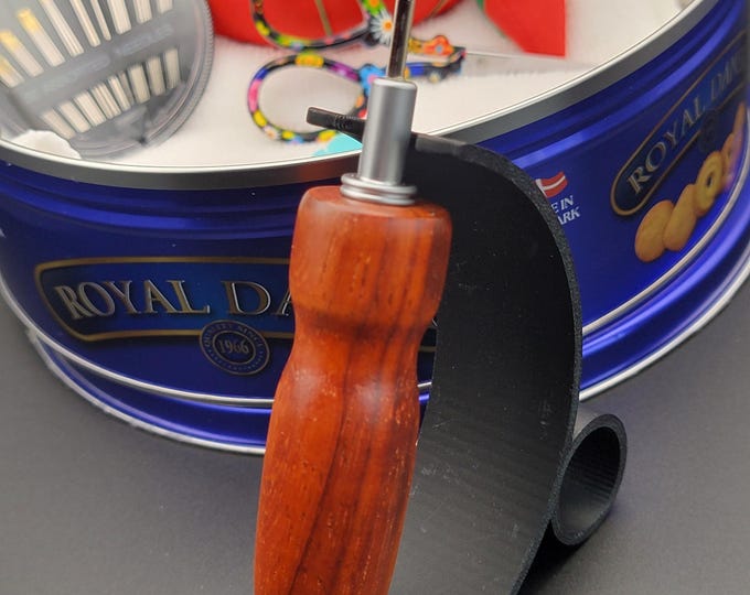 Handmade seam ripper, Padauk red Hardwood Ergonomic sewing and quilting gift