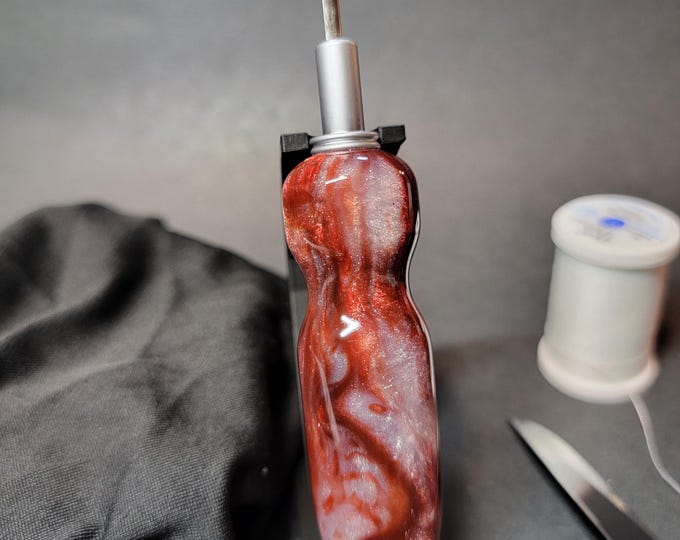 Handmade seam ripper, "Fireball" Ergonomic sewing and quilting gift