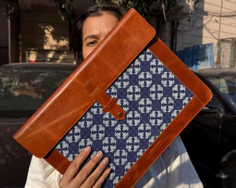 Handmade leather new macbook pro sleeve case for 13 14 15 16 inch macbook / vintage Genuine leather macbook air 15 13 sleeve case