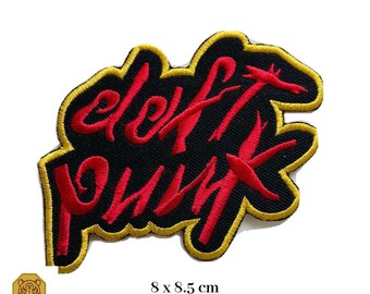 daft punk homework bomber jacket Daft Punk Patch Embroidered Iron/Sew on Badge Souvenir Homework Logo Jacket