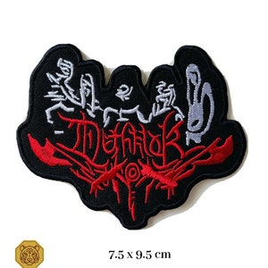 Dethklok Death Metal Cartoon Band Iron or Sew On Embroidered Patch