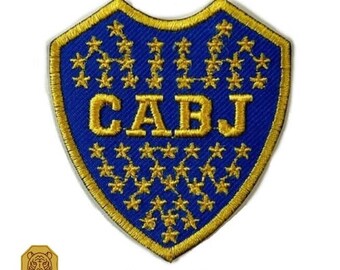 Parche de fútbol CABJ Boca Juniors, insignia para coser o planchar, tela bordada, nuevo