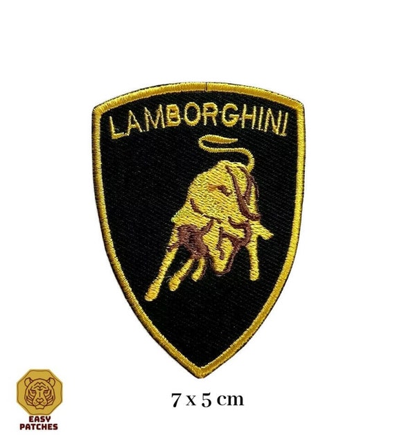 Marlboro　レーシングカー　ピンバッジ Lamborghini Car Brand Logo Embroidered Patch Iron on Sew on