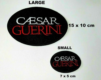 César Guerini Italien Shotguns Logo Fer Sur Coudre Sur Patch Veste Jean Cuir