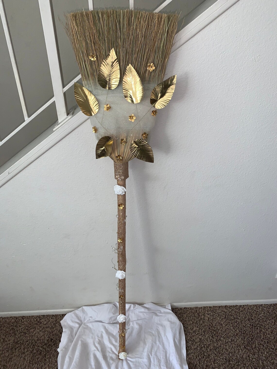 Gold Wedding Broom Etsy