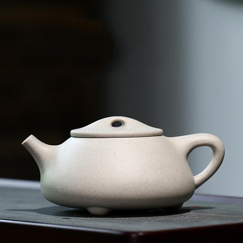 Handmade Yixing Purple Clay Zisha Teapot Octagonal Stone Scoop 八方石瓢
