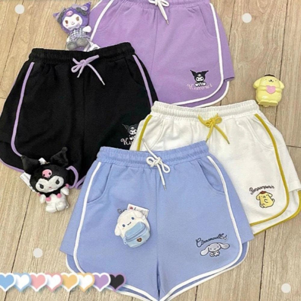 Kuromi Shorts Cute Anime Pants 