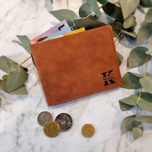 Personalised Rawhide Leatherette Wallet | Custom Laser Engraved