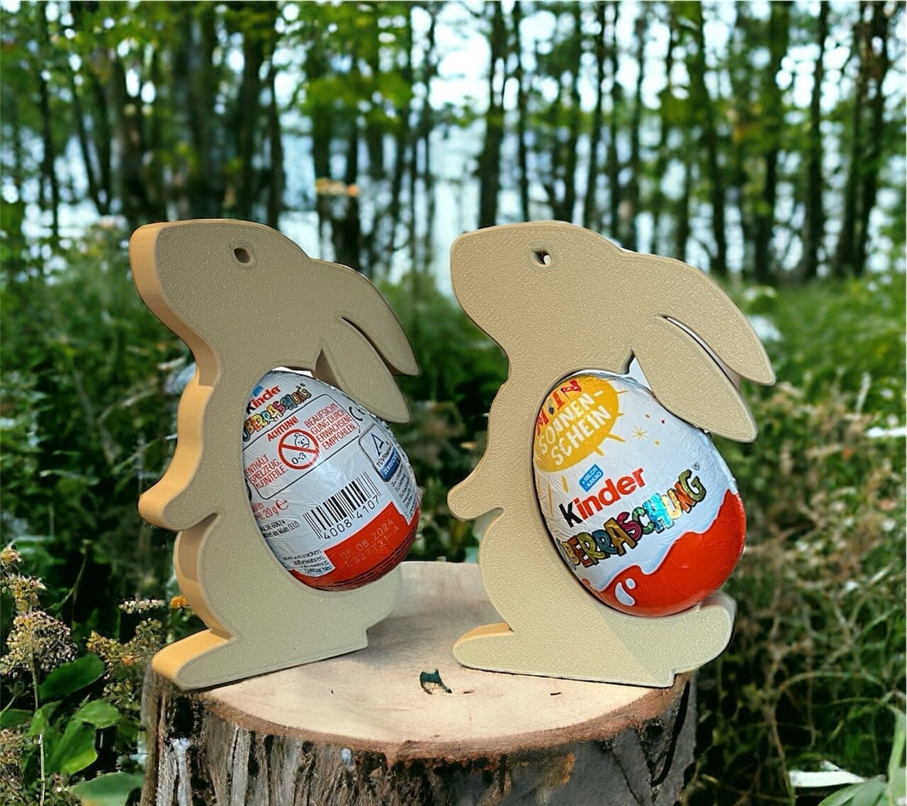 Niedliche Ü-Ei Osterhasen Halter Lustige Häschen Eierhalter in ...