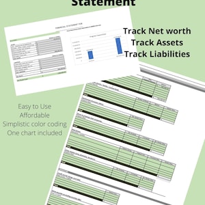 Simple Financial Statement Template